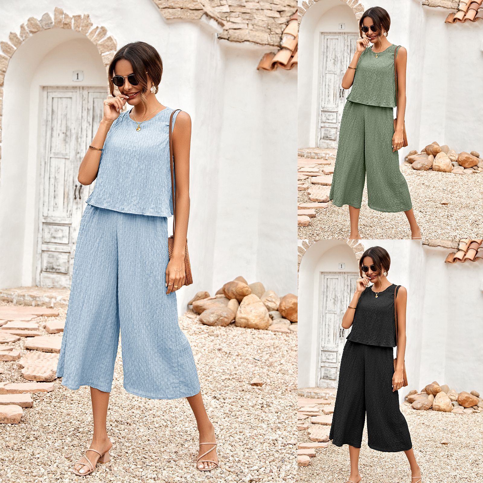 Loose Sleeveless Ladies Jumpsuit