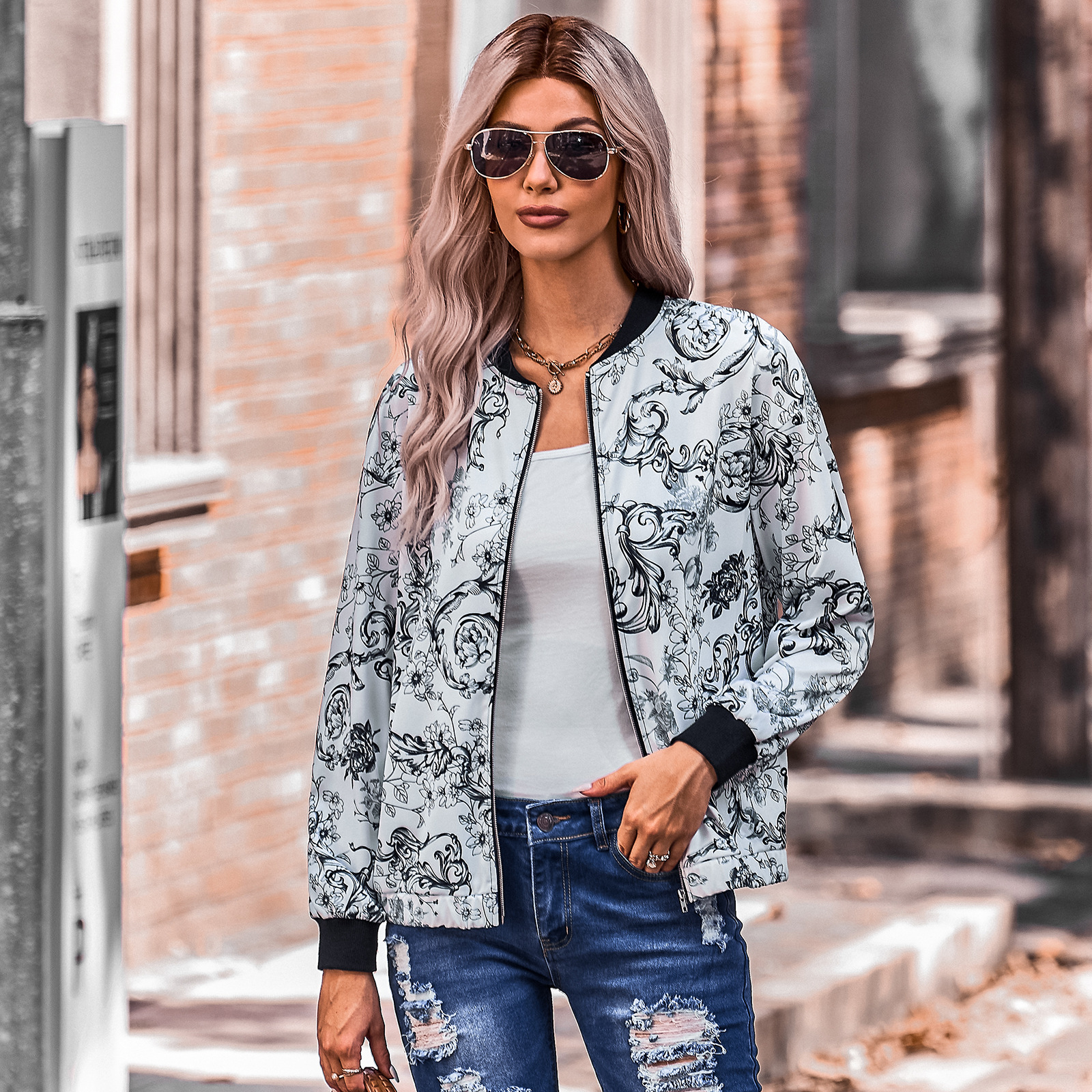 women's casual thin coat