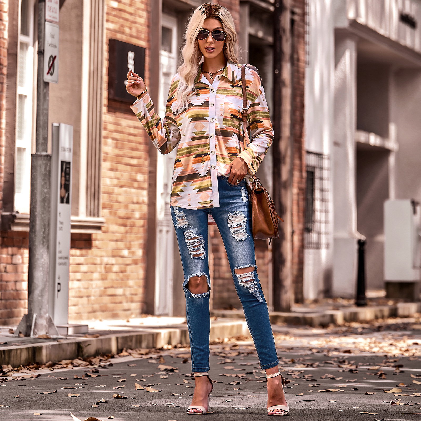 Blouse women's casual top