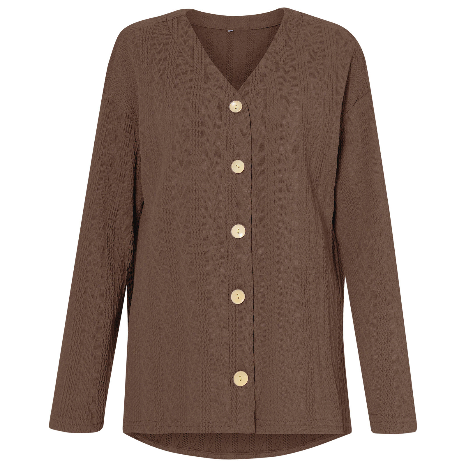 Everything goes with the knitted cardigan coat