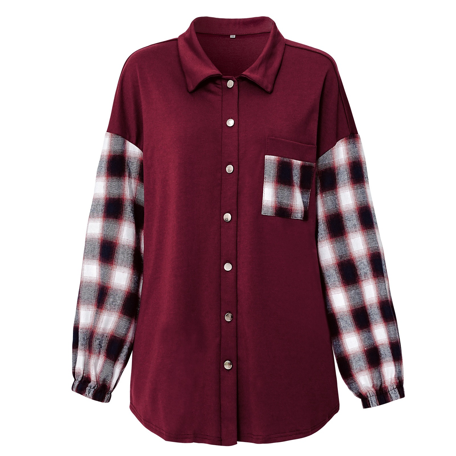 Women's lapel loose shirt